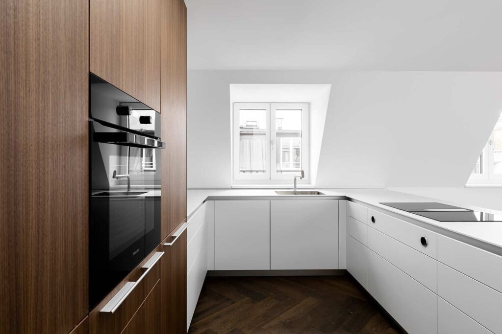 Immobilienfotograf in der Nähe Landsberg, Beispiel Küche, neu renoviert