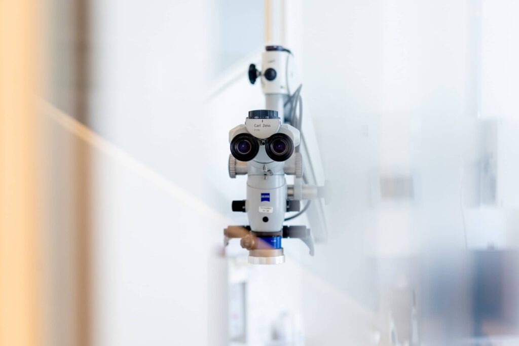 Nahaufnahme medizinisches Gerät in Arztpraxis