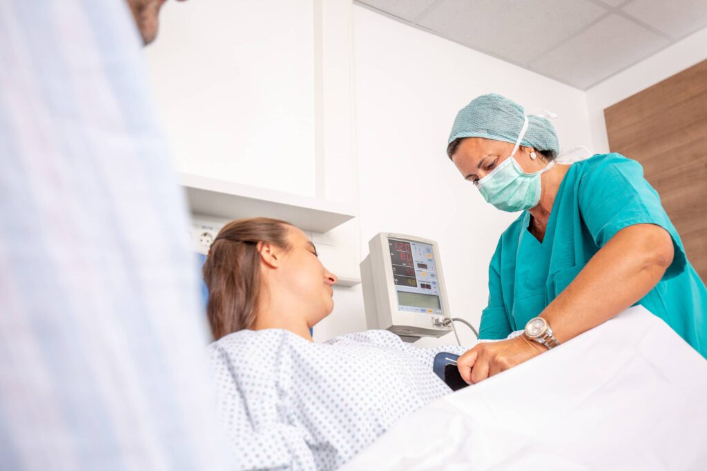 Behandlungssituation in Praxis, Fotografie für Websitebebilderung